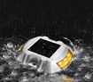 2pack Solar Deck Lights Solar Powered Dock Light Outdoor IP68 Waterproof Road Markers Yellow