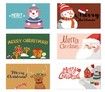 24PCS Christmas Cards Assorted Designs Fold size 10x15cm