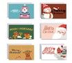 24PCS Christmas Cards Assorted Designs Fold size 10x15cm