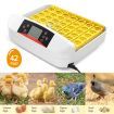 Automatic 42 Egg Incubator Digital Hatching Chicken Pigeon Quail Eggs Hatcher with LED Candle Lamps