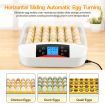 Automatic 42 Egg Incubator Digital Hatching Chicken Pigeon Quail Eggs Hatcher with LED Candle Lamps