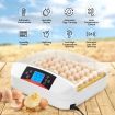 Automatic 42 Egg Incubator Digital Hatching Chicken Pigeon Quail Eggs Hatcher with LED Candle Lamps