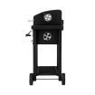 Steel Charcoal BBQ Grill Trolley Portable Cooking Grill Outdoor Barbecue Set for Picnic Patio Backyard Cooking
