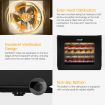 Maxkon Food Dehydrator Fruit Vegetable Meat Dryer Maker Machine 6 Trays and Timer