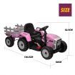Kids Off Road Ride On Toys Electric 2.4G R/C Remote Control Pink