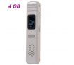 806 1.3" LCD Digital Voice Recorder w/ Built-in Speaker - White (4GB)