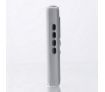 803 Portable 0.7" LCD Mini Rechargeable Digital Voice Recorder MP3 Player - White (4GB)