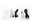 803 Portable 0.7" LCD Mini Rechargeable Digital Voice Recorder MP3 Player - White (4GB)