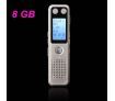 805 Handheld LCD Screen Mini Digital Voice Recorder MP3 Player with Built-in Speaker - Gold (8GB)