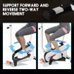 Genki Magnetic Cross Trainer Elliptical Machine Trainer Home Gym Equipment with Handlebars