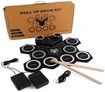 Desktop Roll up Digital Portable Electronic 9 Drum Pads with Sticks and Pedals