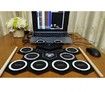 Desktop Roll up Digital Portable Electronic 9 Drum Pads with Sticks and Pedals