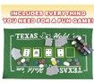 Gamie Texas Holdem Poker Game Set Includes Mat, 2 Card Decks, Chips, Chip Holder and Tin Storage Box Gift for Kids and Adults