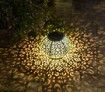 Solar Big Lantern Hanging Garden Outdoor Lights Metal Waterproof LED Table Lamp Decorative