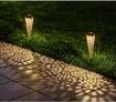 Metal Solar Pathway Lights Garden Outdoor,Waterproof Decorative Stakes for Walkway,,Yard,Lawn,Patio (2PCS)