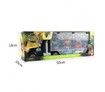 49pcs Double-sided Trailer Expandable Animal Dinosaur Transporter Simulation Container Trucks Construction