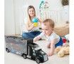 49pcs Double-sided Trailer Expandable Animal Dinosaur Transporter Simulation Container Trucks Construction