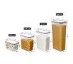 Set of 14 Flour and Sugar Canisters for Pantry Storage and Organization