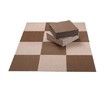 10 PCS Warm Self-adhesive Baby Puzzle Mat Play Mat Kids Interlocking Exercise Tiles Rugs Floor Toys Carpet Carpet Climbing Pad 5pcs coffee and 5pcs Beige