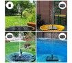 Solar Fountain Pump,4W Solar Powered Birdbath Fountain Pump,Free Standing Floating Water Pump for Pond,Garden,Pool,Fish Tank, Aquarium