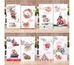 24PCS Christmas Cards Assorted Designs Fold size 12x21cm