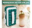 Ice Cube Maker, Ice Breaker Pop, Silicone Sanitary Ice Tray with Lid for Easy Carrying-Ice Cube Marker Makes 18 Ice Cubes