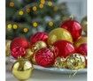 34pcs Christmas Tree Ornaments Set Shatterproof Holiday Ornaments Balls Color Red+Gold