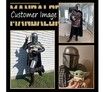 The Mandalorian Helmet SW Halloween Cosplay Costume Injection Molded Model PVC Mask