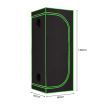 60x60x160cm Grow Tent Hydroponic Indoor Plant Room Growing Tent 600D Reflective Oxford Fabric
