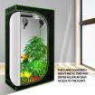 90x50x160cm Indoor Grow Tent Hydroponic Plant Growing Room Non Toxic 600D Reflective Mylar
