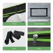 90x50x160cm Indoor Grow Tent Hydroponic Plant Growing Room Non Toxic 600D Reflective Mylar