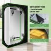 90x50x160cm Indoor Grow Tent Hydroponic Plant Growing Room Non Toxic 600D Reflective Mylar