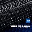 Solar Pool Cover Blanket Swimming Safety Bubble Mat Inground Above Ground 500 Micron 7mx4m Blue Black