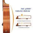 Melodic Electric Concert Ukulele 23 Inch Mahogany Hawaii Guitar EQ for Beginners
