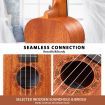 Melodic Electric Concert Ukulele 23 Inch Mahogany Hawaii Guitar EQ for Beginners