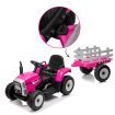 Kids Off Road Ride On Toys Electric 2.4G R/C Remote Control Neon Pink