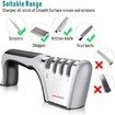 2021 4-Stage Knife Sharpener Premium Manual Works for Scissors,Ceramic,Steel Knives