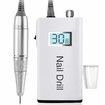 Professional Nail Drill Machine 30000RPM Rechanreable Portable for Acrylic Gel Nails With LCD Display