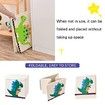 Hippo Large Toy Foldable Box Chest with Flip-top Lid Fabric Toy Storage Bin 53*36*36cm