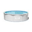 Bestway Hydrium Steel Wall Pool Round Portable Aboveground Swimming Pool Set