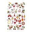 8p Christmas Temporary Tattoos Waterproof Hot Stamping Stickers Face Body
