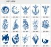 15p Semi Permanent Sleeve tattoos Full Arm Waterproof Long-Lasting 2-3 Weeks 11x8cm