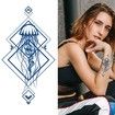 15p Semi Permanent Sleeve tattoos Full Arm Waterproof Long-Lasting 2-3 Weeks 11x8cm