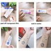 15p Semi Permanent Sleeve tattoos Full Arm Waterproof Long-Lasting 2-3 Weeks 11x8cm