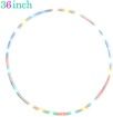 36 inch LED Hoop, 28 Color Strobing and Changing Hoop Light Up LED Dancing Hoops for Kids and Adults - Collapsible