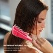 Detangling Brush for Afro America/ African Hair Textured 3a to 4c Kinky Wavy/ Curly/ Coily/ Wet/ Dry/ Oil/ Thick/ Long Hair, Knots Detangler Easy to Clean (Pink)