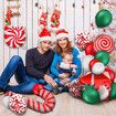 Christmas Decorations Balloon Arch Garland Kit Including Merry Christmas Banner, Santa Claus, Snowman, Christmas Tree, Stars