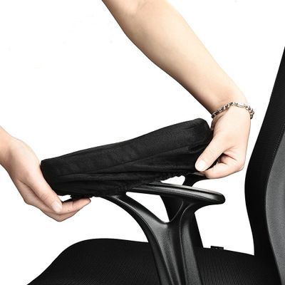 Ergonomic Memory Foam Office Chair Armrest Pads, Comfy Gaming Chair Arm Rest Covers for Elbows and Forearms Pressure Relief(Set of 2)