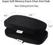 Ergonomic Memory Foam Office Chair Armrest Pads, Comfy Gaming Chair Arm Rest Covers for Elbows and Forearms Pressure Relief(Set of 2)