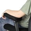 Ergonomic Memory Foam Office Chair Armrest Pads, Comfy Gaming Chair Arm Rest Covers for Elbows and Forearms Pressure Relief(Set of 2)
